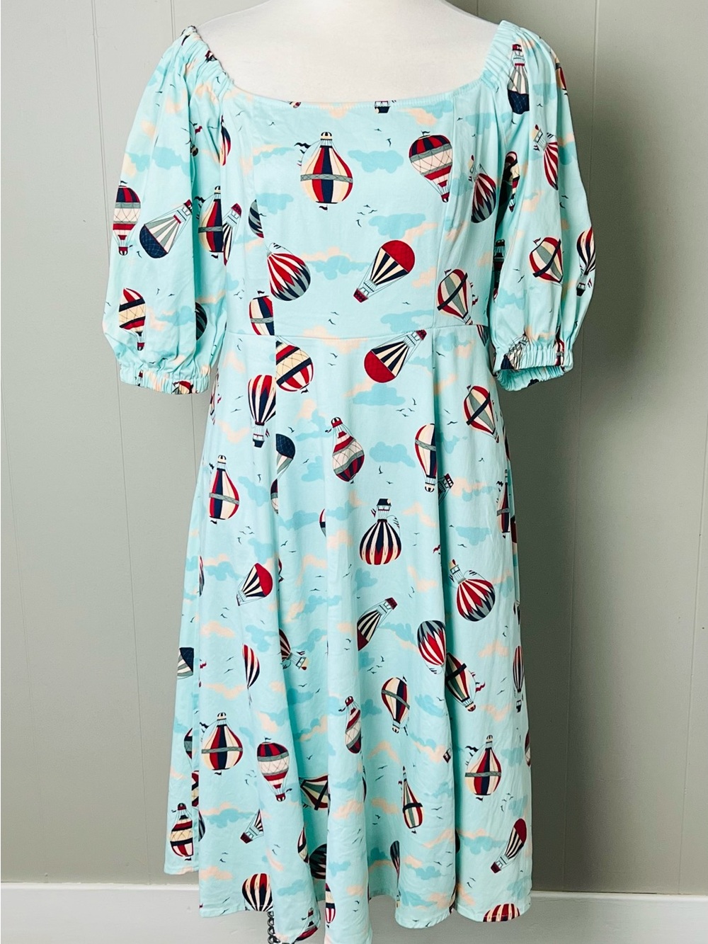 Royal Monk Hot Air Balloon Dress 🎈 Unique Vintage M Pockets